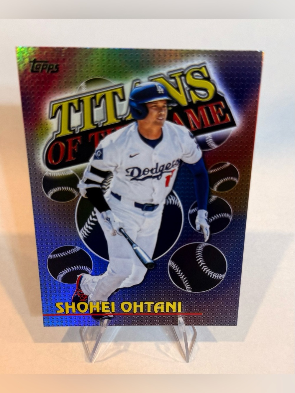 2026 Topps # TOG-1 Shohei Ohtani Dodgers Baseball Card . Titans of the Game P/ D